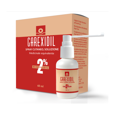 Carexidil 4 flaconi spray soluz cutanea 60 ml 2%