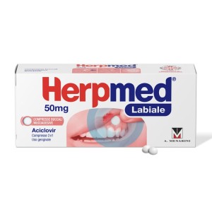Herpmed labiale 2 compresse buccali 50 mg