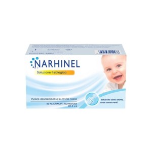 Soluzione fisiologica per aspiratore nasale narhinel 60 flaconcini da 5 ml