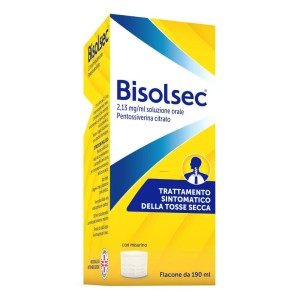 Bisolsec soluzione orale 190 ml 2,13 mg/ml flacone