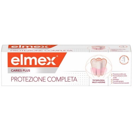 Elmex dentifricio caries plus protezione completa 75 ml Elmex dentifricio caries plus protezione completa 75 ml