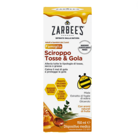 Zarbee's tosse gola sciroppo 150 ml