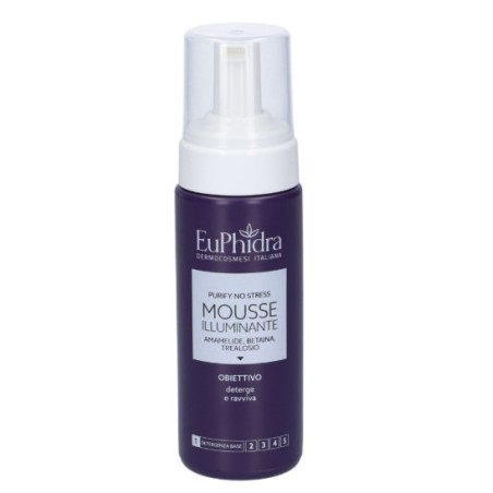 Euphidra mousse illuminante purify no stress 175 ml