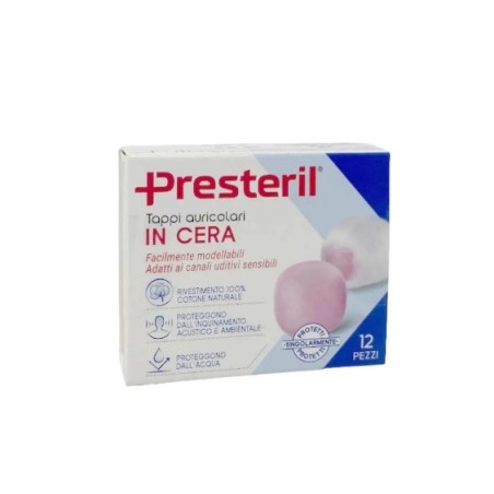 Presteril tappi auricolari cera 12 pezzi