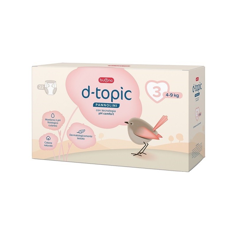 D-topic pannolini taglia 3 22 pezzi