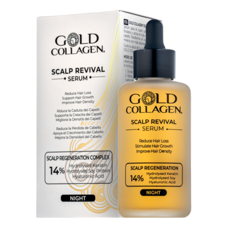 Gold collagen scalp revival serum 100 ml