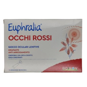 Gocce oculari lenitive euphralia occhi rossi 15 flaconcini monodose 0,5 ml