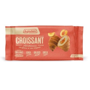 Agluten croissant albicocca 4 pezzi da 55 g