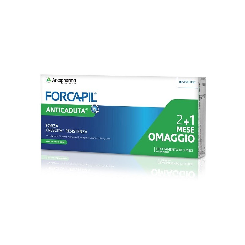 Forcapil anticaduta 90 compresse 2+1 mese in omaggio