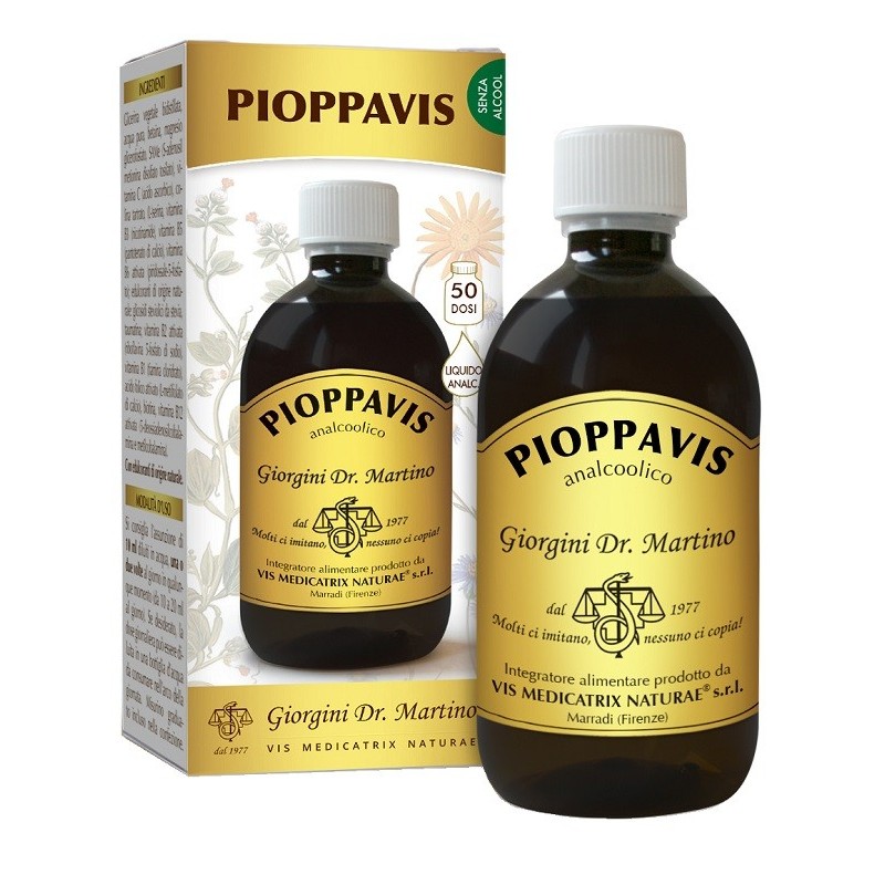 Pioppavis liquido analcoolico 500 ml