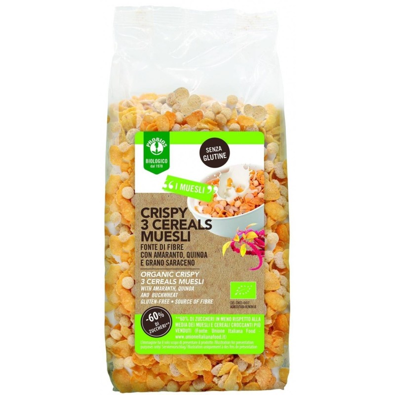 Probios bio crispy 3 cereali muesli 220 g