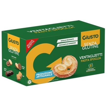 Giusto senza glutine ventaglietti 80 g