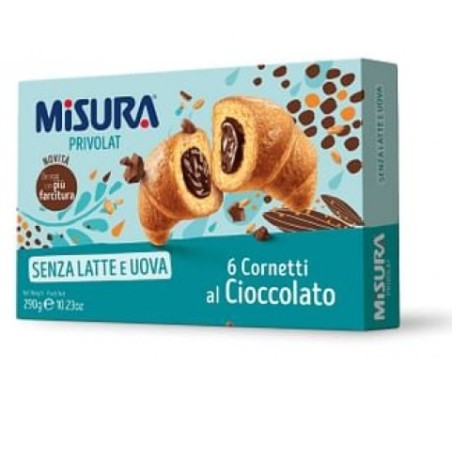 Misura cornetti privolat cioccolato senza latte e senza uova290 g