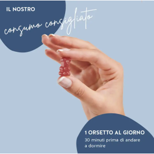 Super snooze sleep vitamin with melatonin sugarfree 45 caramelle gommose