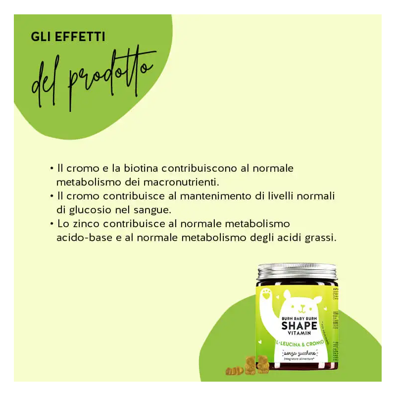 Burn baby burn shape vitamin 45 caramelle gommose