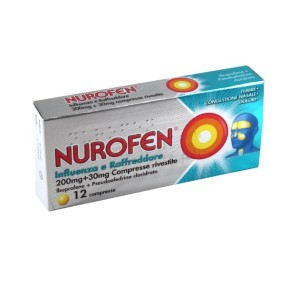 Nurofen influenza e raffreddore 12 compresse riv 200 mg + 30 mg