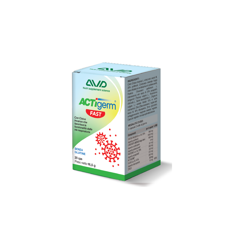 Actigerm fast 20 capsule Actigerm fast 20 capsule