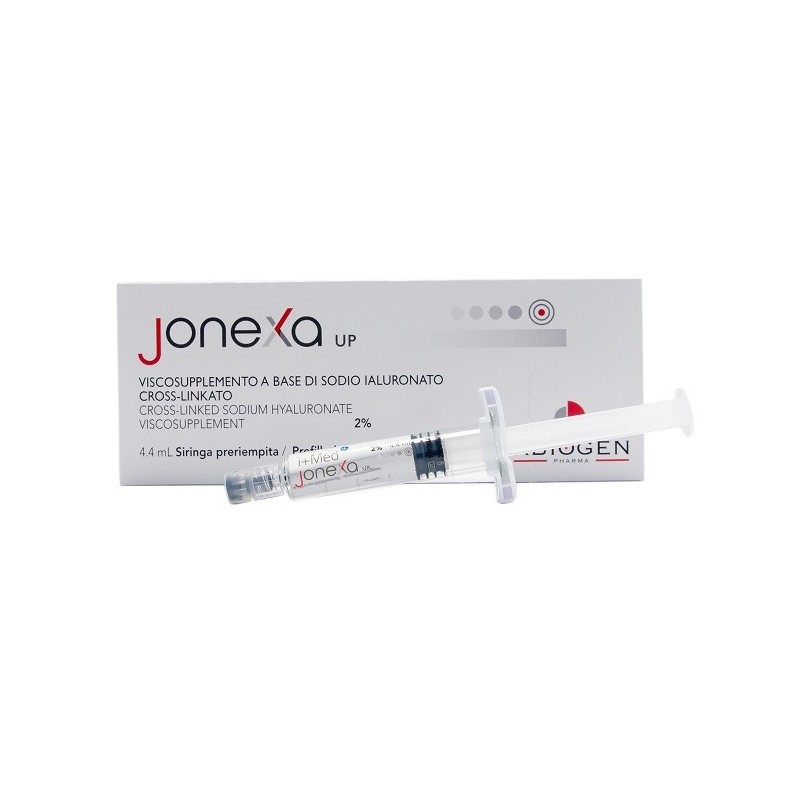 Jonexa up siringa intra-articolare sodio ialuronato cross-linkato 2% 4,4 ml
