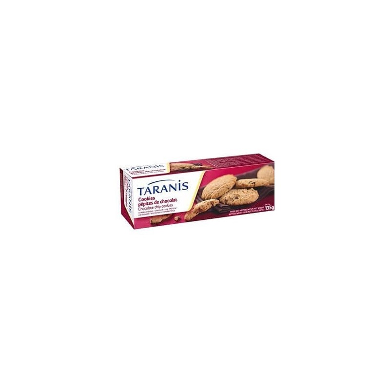 Taranis cookies con pepite al cioccolato 5 monoporzioni da 32 g