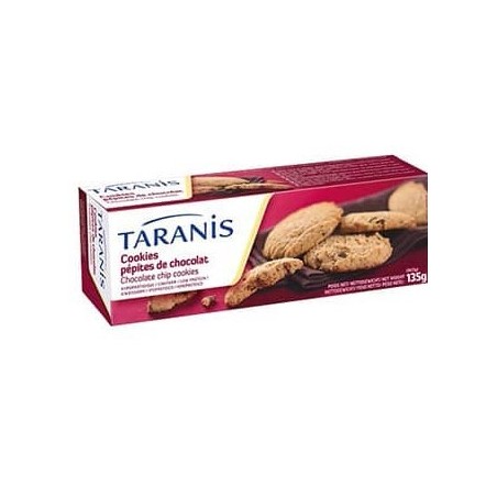 Taranis cookies con pepite al cioccolato 5 monoporzioni da 32 g