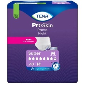 Pannolone a mutandina tena pants night super m 10 pezzi