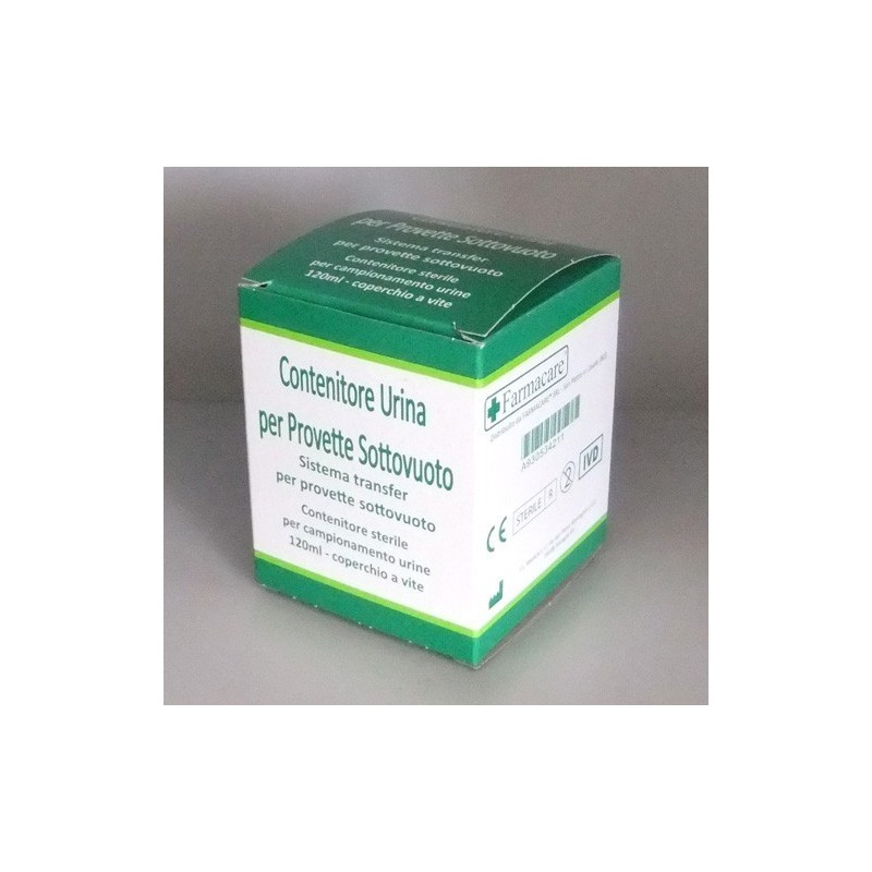 Contenitore urina per provette sottovuoto