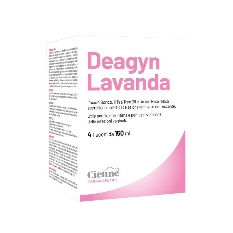Deagyn lavanda vaginale 4 flaconi