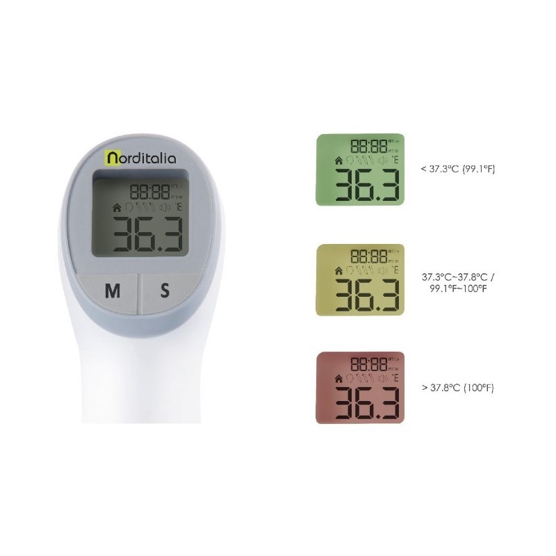 Termometro frontale infrarossi det-3012