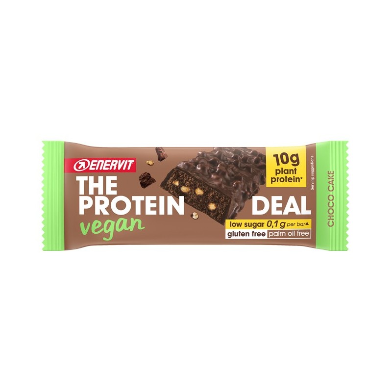 Enervit protein deal choco cake vegan 40 g Enervit protein deal choco cake vegan 40 g