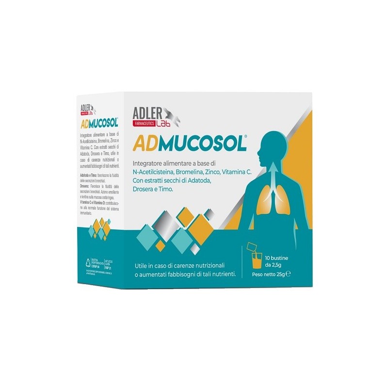 Admucosol 10 bustine