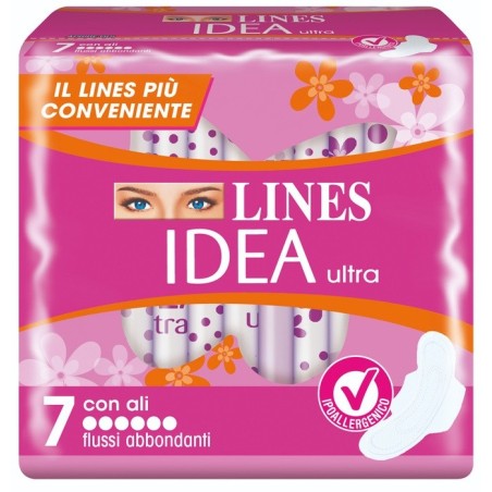Lines idea ultra flussi abbondanti 7 pezzi Lines idea ultra flussi abbondanti 7 pezzi