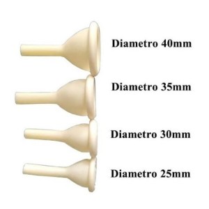Catetere esterno per uomo securdrain via' penilat diametro 25 mm+striscia bi-adesiva guaina colore bianco/giallo 30 pezzi
