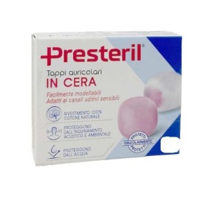 Presteril tappi auricolari cera 20 pezzi