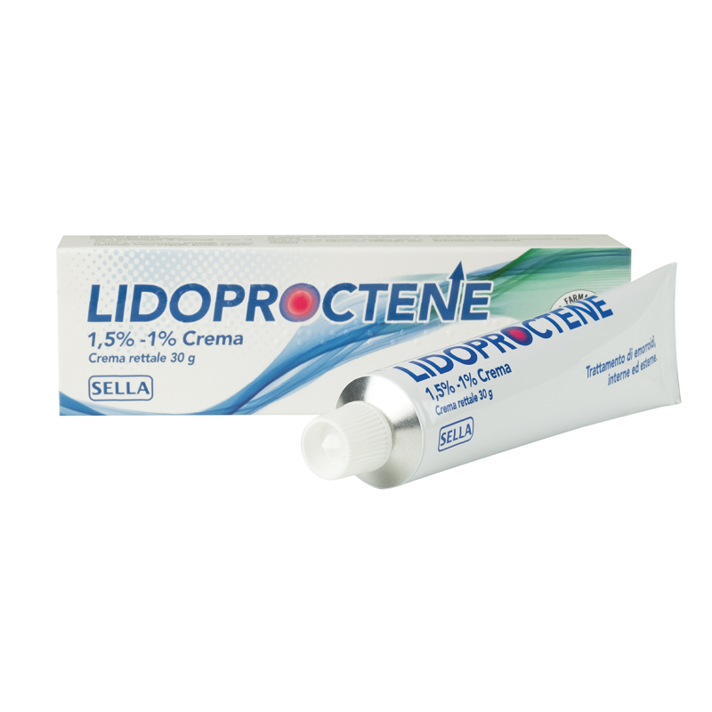 Lidoproctene crema derm 30 g 1,5% + 1%