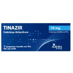 Tinazir 7 compresse riv 10 mg