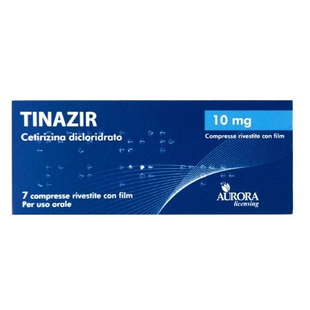 Tinazir 7 compresse riv 10 mg