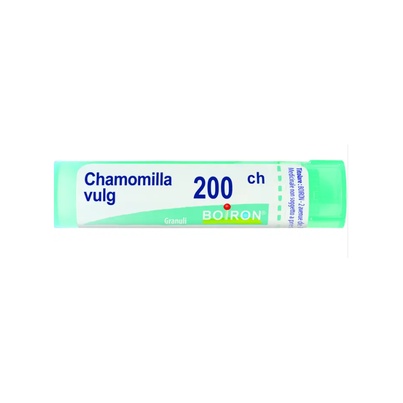 Chamomilla vulgaris boiron 200 ch granuli 1 contenitore multidose 4 g 80 granuli
