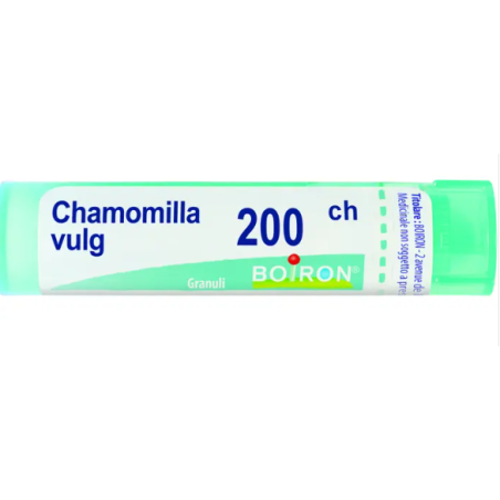 Chamomilla vulgaris boiron 200 ch granuli 1 contenitore multidose 4 g 80 granuli