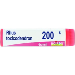 Rhus toxicodendron boiron 80 granuli 200 k contenitore multidose
