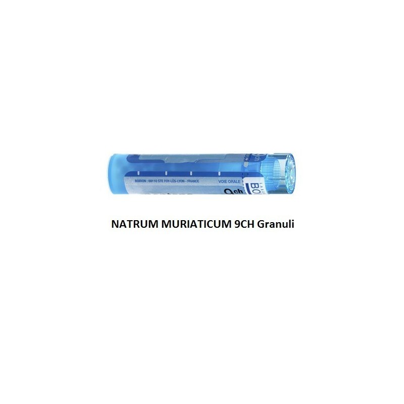 Natrum muriaticum boiron 80 granuli 9 ch contenitore multidose
