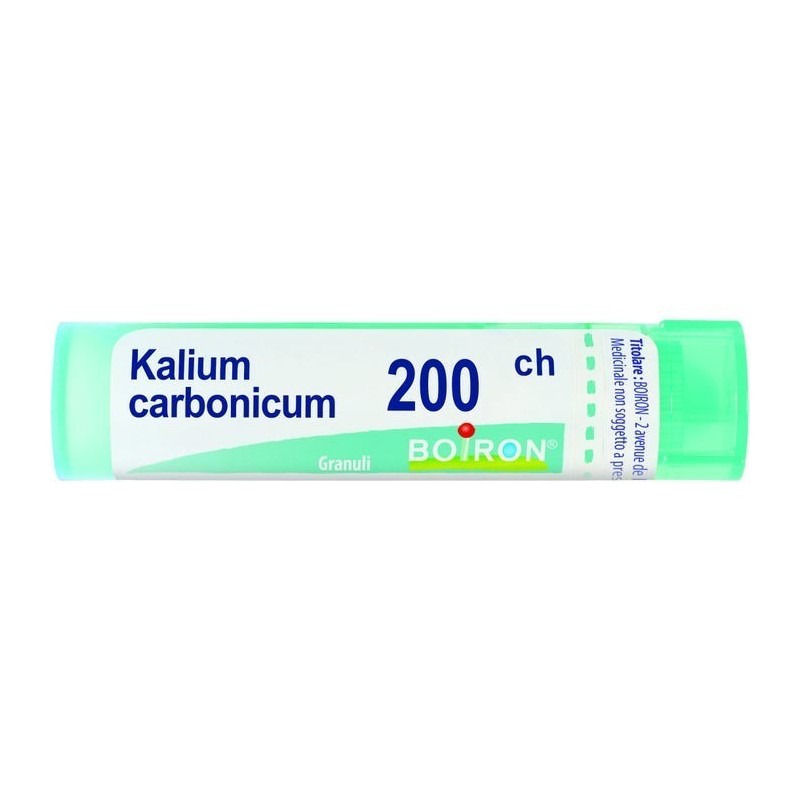 Kalium carbonicum boiron 80 granuli 200 ch contenitore multidose