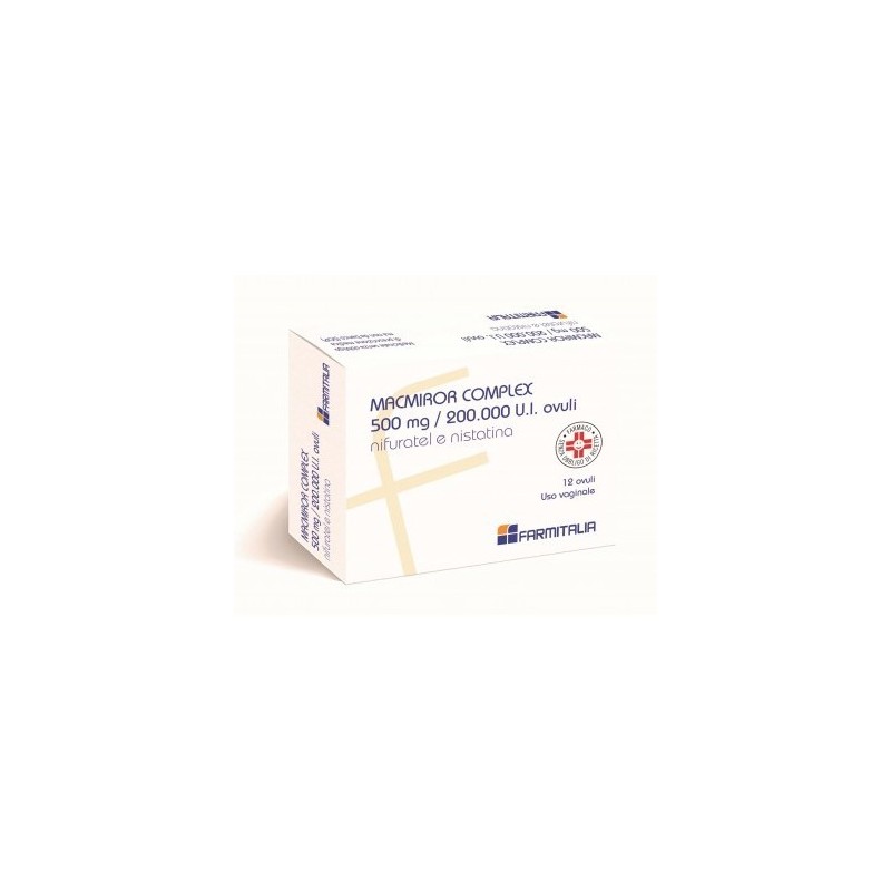 Macmiror complex 12 ovuli vag 500 mg + 200.000 unita' internazionali