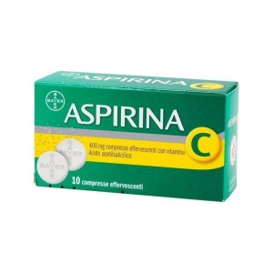 Aspirina c 10 compresse eff 400 mg + 240 mg con vitamina c