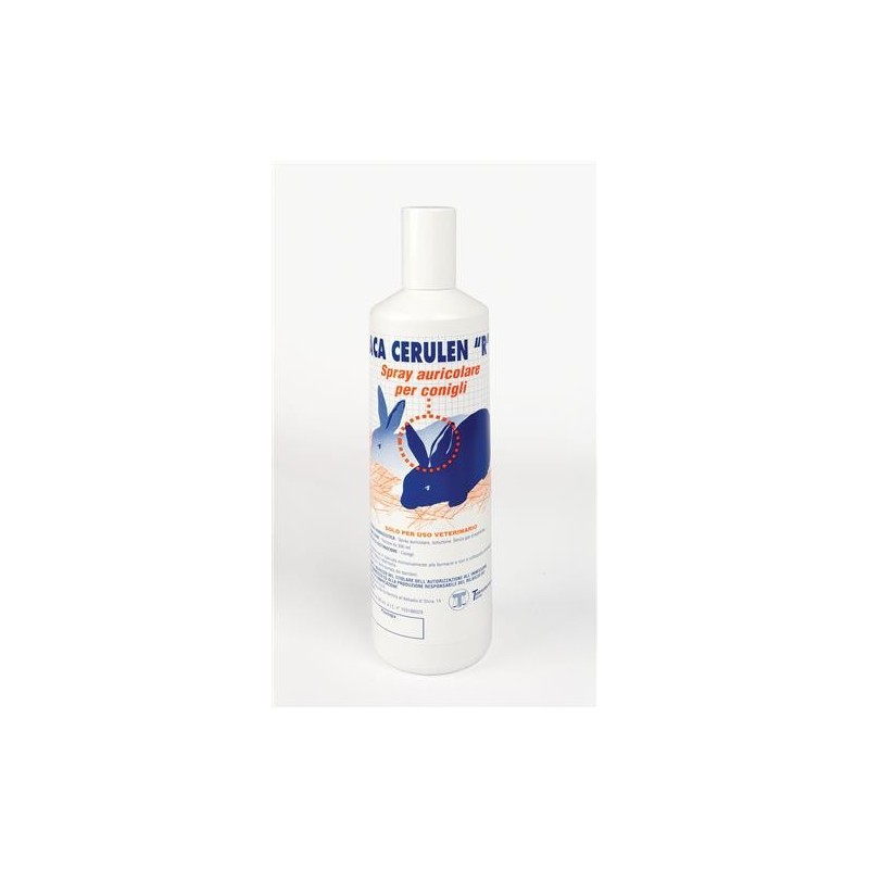 Aca cerulen r, spray auricolare per conigli
