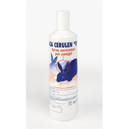 Aca cerulen r, spray auricolare per conigli