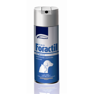 Neo foractil spray, 10 mg/g + 3 mg/g + 2 mg/g soluzione spray per uso esterno per uccellini da gabbia e da voliera, cani, gatti 