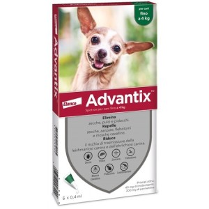 Advantix spot-on per cani fino a 4 kg