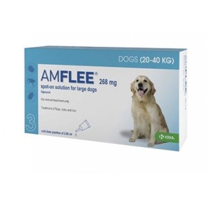 Amflee 268 mg soluzione spot-on per cani di taglia grande