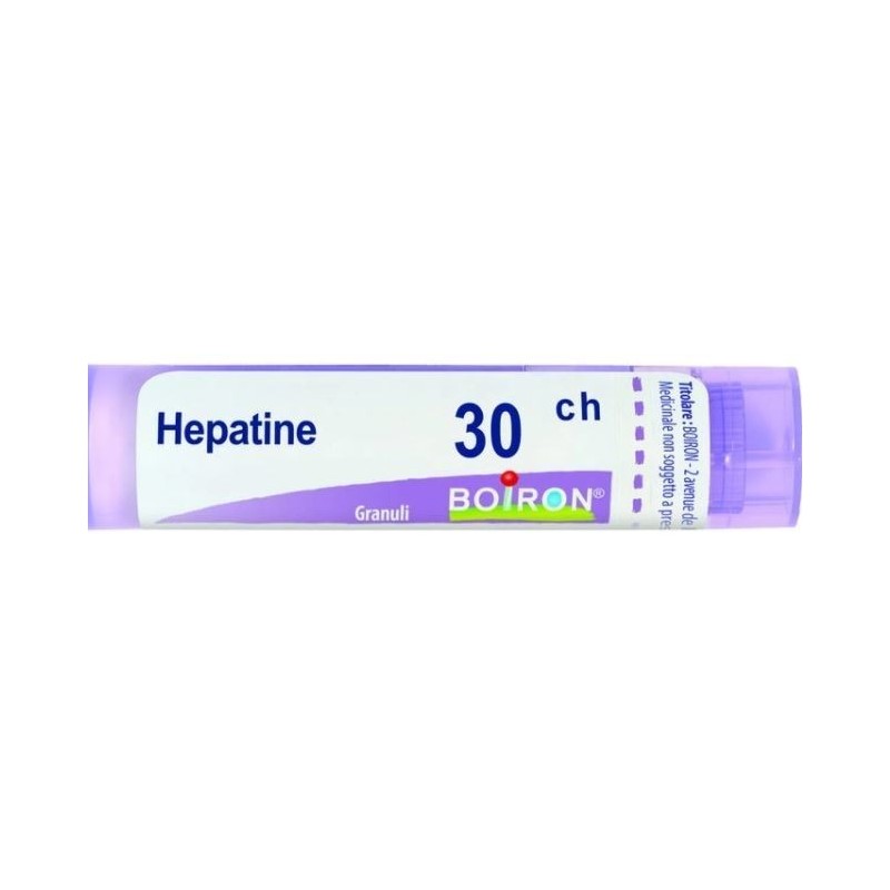 Hepatine 30ch tubo diluizione hahnemanniana centesimale in granuli