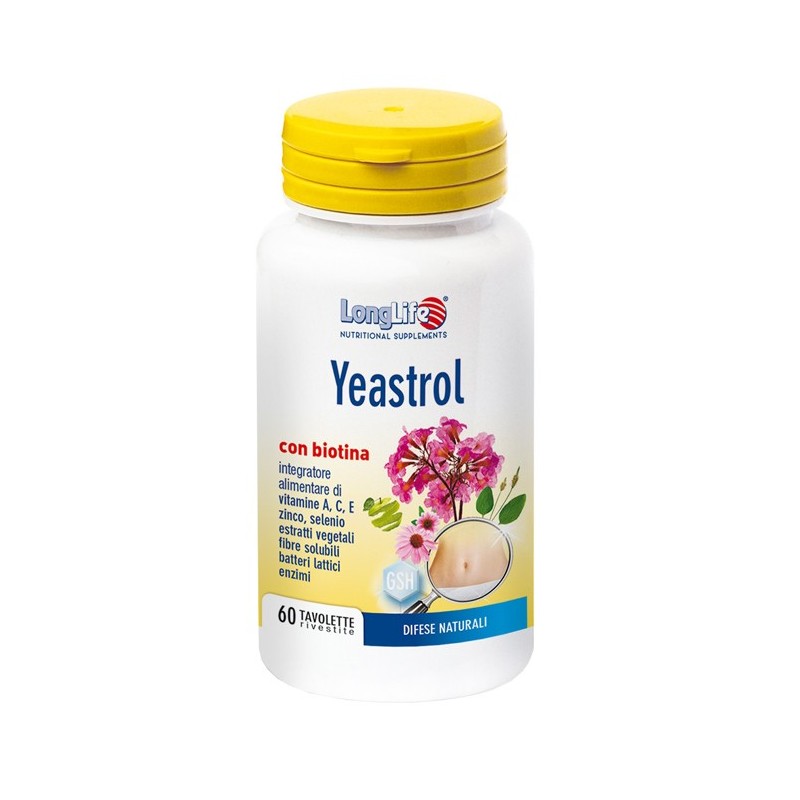 Longlife yeastrol 60 tavolette Longlife yeastrol 60 tavolette